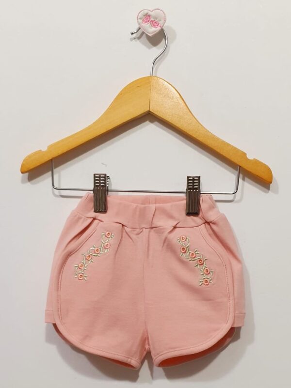 Short para Beba de Algodón con Bordado. - Image 3