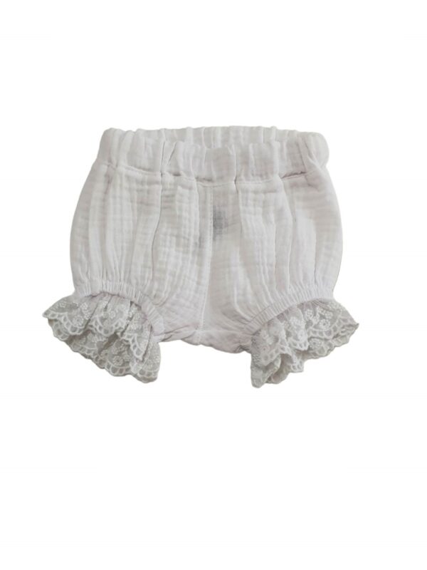 Short tipo Cubrepañal con Broderie