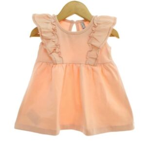 Vestido con Volados en la Pechera
