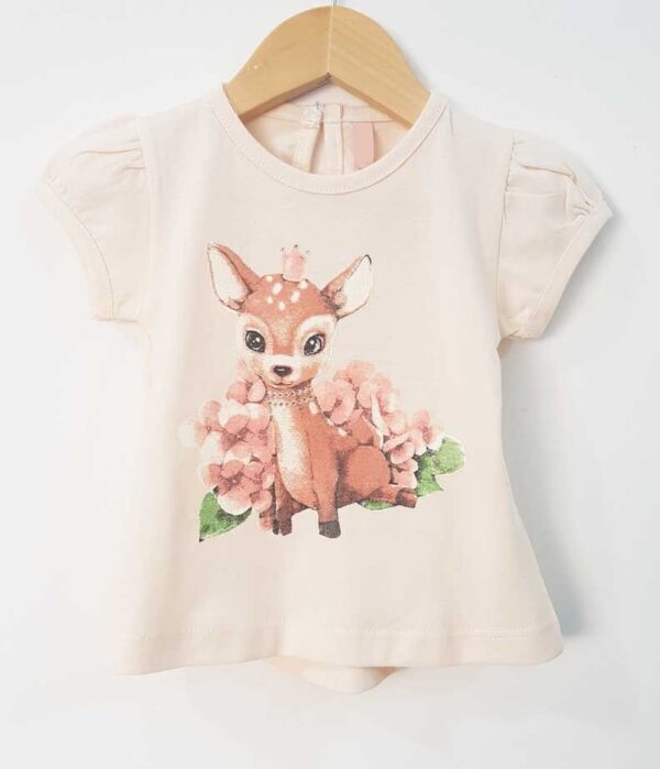 Remera Manga Corta con Estampa.