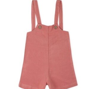 Jardinero de Lino Unisex de 1 a 4 Años