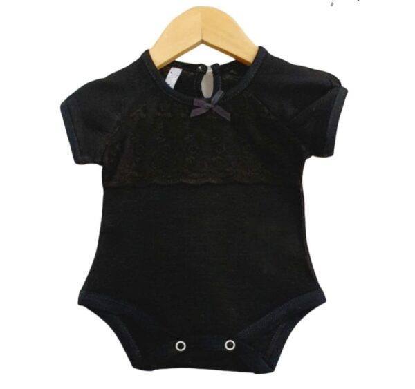Body con Broderie Manga Corta - Image 2