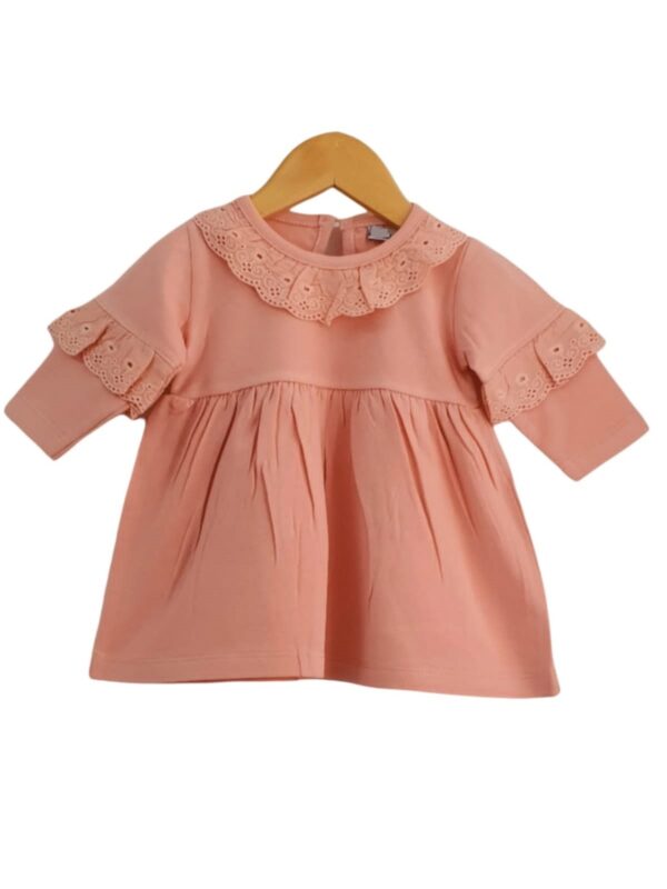 Vestido de Algodón de Manga Larga - Image 3