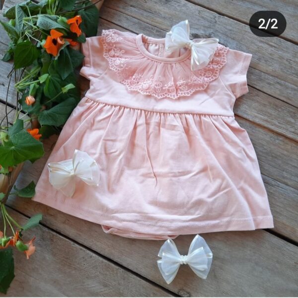 Vestido con Cuellito y Body Interno - Image 5