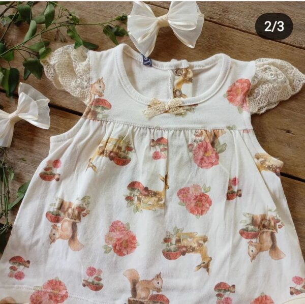 Vestido Estampado con Body Interno - Image 4