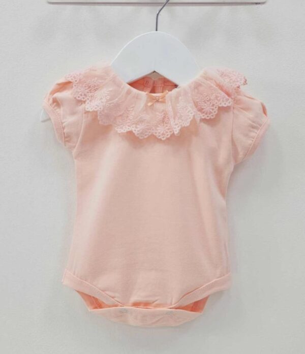 Body con Broderie Manga Corta. - Image 6