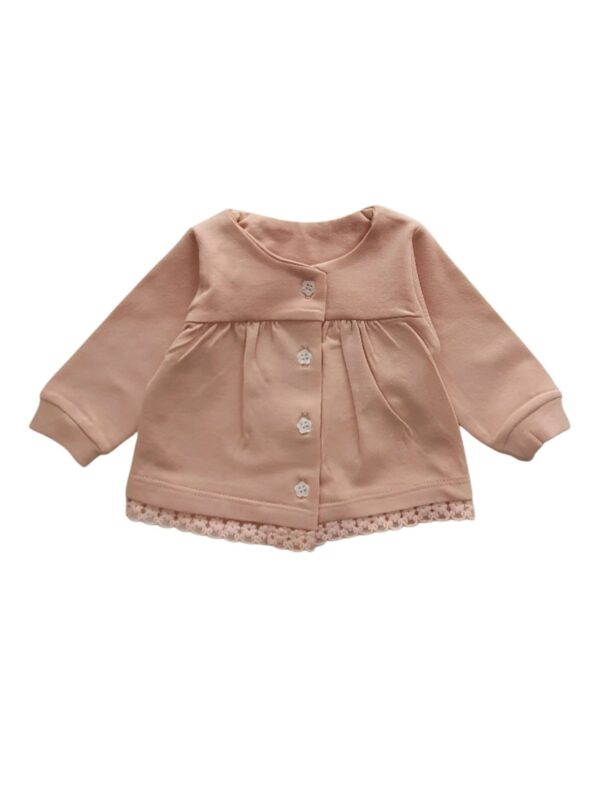 Campera de Algodón con Detalle de Puntilla - Image 3