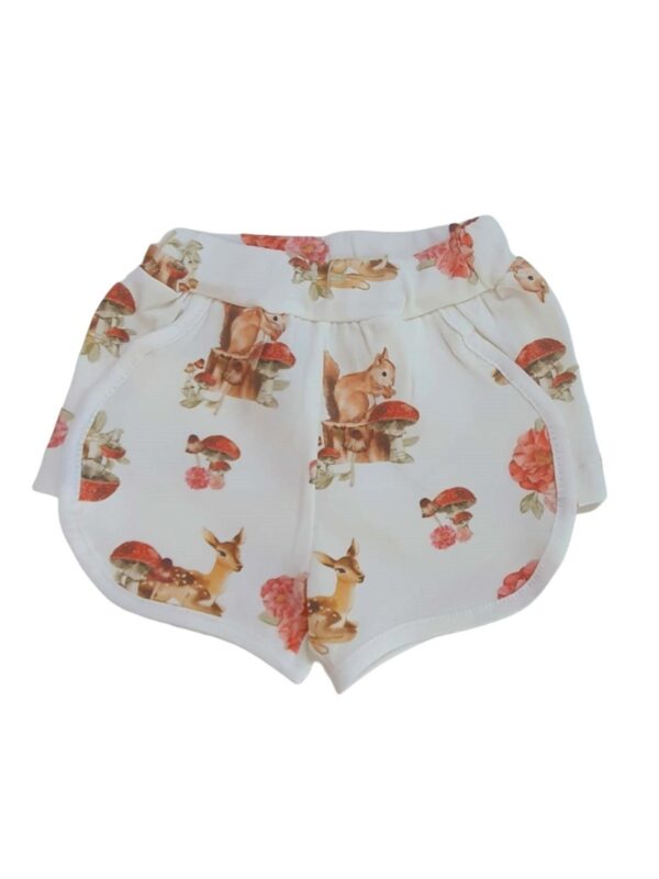 Short para Beba de Algodón Estampado