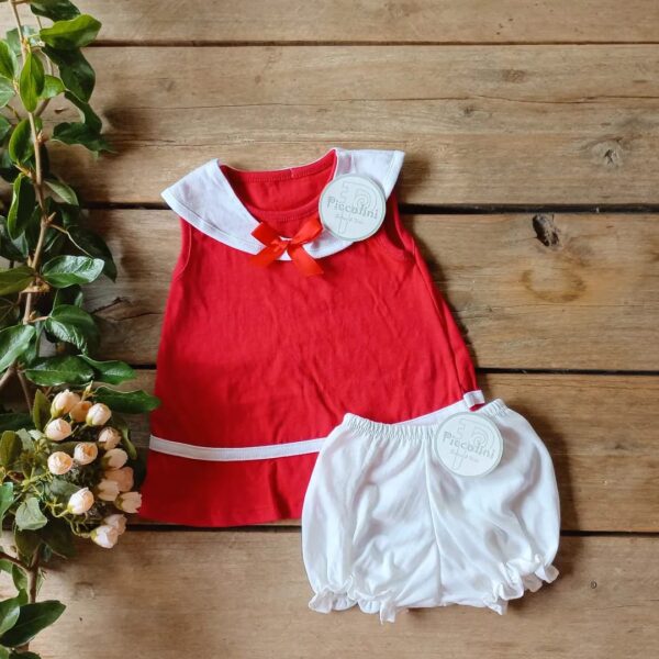 conjunto marinerita rojo