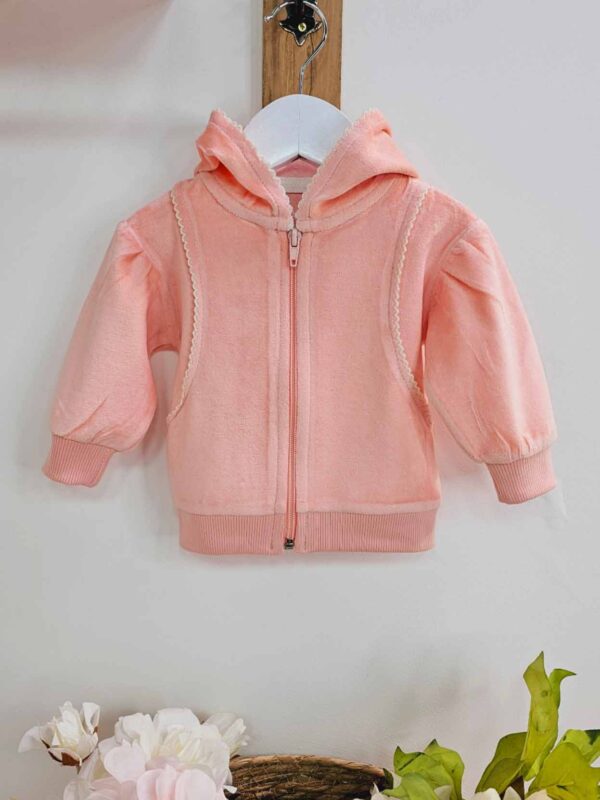 campera plush con picot