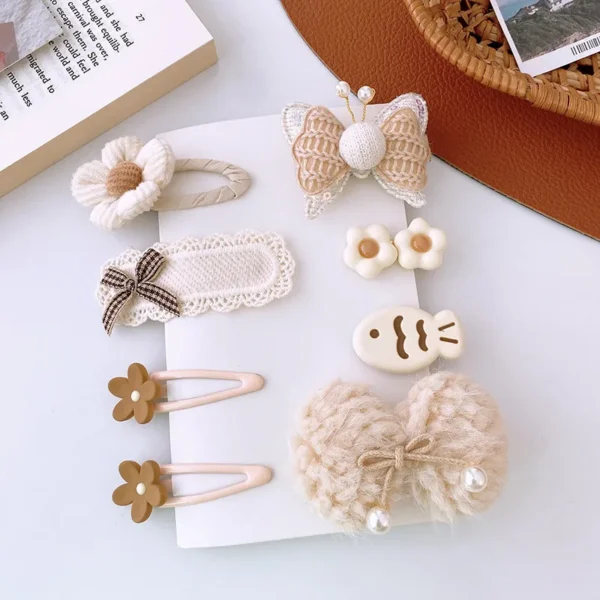 Set de 8 Hebillas Chocolate