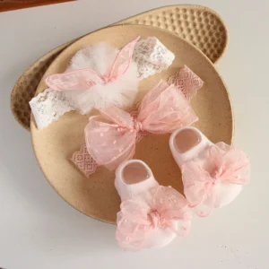 Set Medias Lunares Rosa